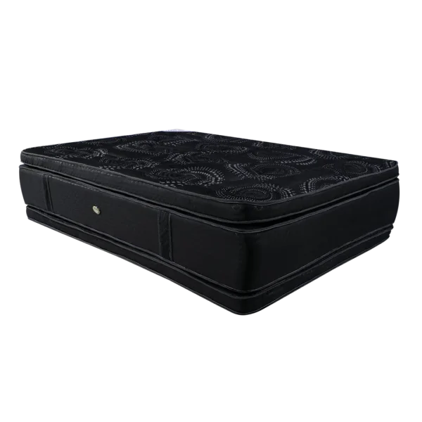 Colchón Premium Negro Con Diseño Ergonómico Y Pillow-Top De Doble Cara.